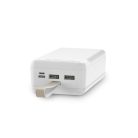 Videx TITANUM power bank fehér színű 30000mAh TPB-914