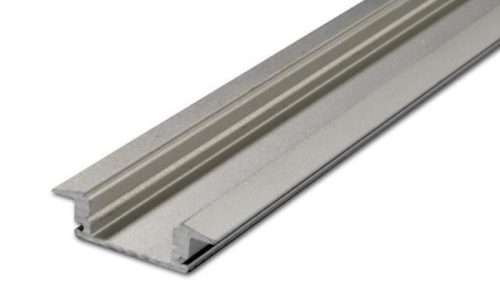 MasterLED süllyeszthető aluprofil 24 mm széles 2 méteres szál ezüst