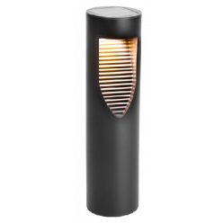  EcoLight napelemes fekete állólámpa beépített alkonykapcsolóval SSO-3