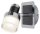 Harold,fürd.,LED5W,IP44,króm/fekete/opál