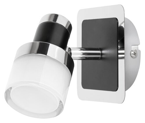 Harold,fürd.,LED5W,IP44,króm/fekete/opál
