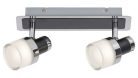 Harold,fürd,LED10W,IP44,króm/fekete/opál