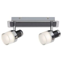 Harold,fürd,LED10W,IP44,króm/fekete/opál