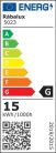 Harold,fürd,LED15W,IP44,króm/fekete/opál