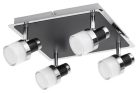 Harold,fürd,LED20W,IP44,króm/fekete/opál