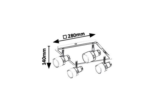 Harold,fürd,LED20W,IP44,króm/fekete/opál