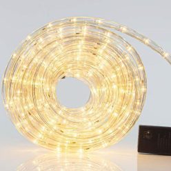   Eurolamp LED fénykábel, 10M, IP44, programozható, meleg fehér