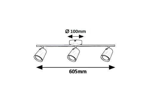 Solange, spot, LED 18W, fehér