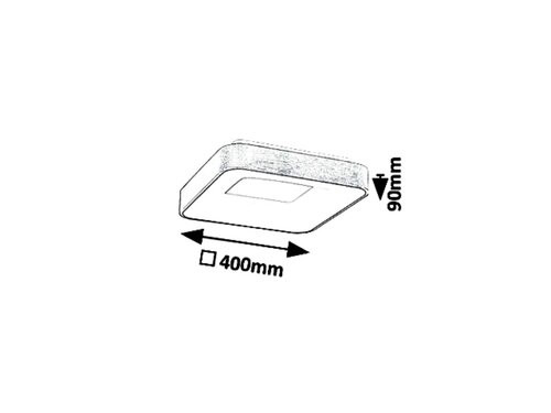 Carmella,menny,LED 30W,arany/fehér/szögl