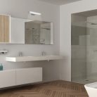 Evron, beltéri fürd.LED 7,5W,króm,L50cm, IP44