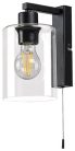 Miroslaw, beltéri Fali,E27 1xMAX 40W,m.fekete
