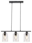 Miroslaw, beltéri függőlámpa E27 3xMAX 40W,m.fekete
