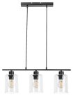 Miroslaw, beltéri függőlámpa E27 3xMAX 40W,m.fekete