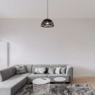Norena, beltéri függőlámpa E27 1x MAX60W,m.fekete