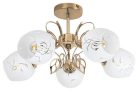 Fauna, beltéri, mennyezeti .E27 5x MAX 40W,arany