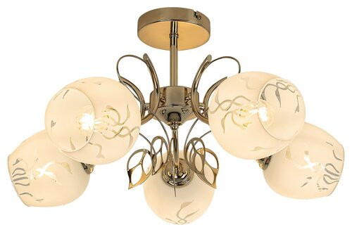 Fauna, beltéri, mennyezeti .E27 5x MAX 40W,arany