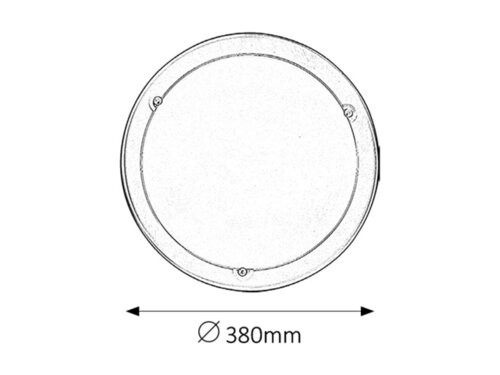 Ufo mennyezeti D38 E27 2x60W króm szatin