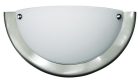 Ufo falikarD31 E27 60Wsz.króm sz.üveg