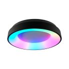 Videx EDGE 72 W-os RGB fekete távirányítós mennyezeti lámpa