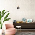 Donati, beltéri függőlámpa E27 1x MAX 40W,arany