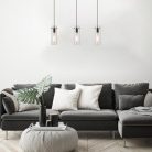 Acantha, beltéri függőlámpa E27 1xMAX60W,H120cm