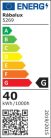 Casimir, beltéri mennyezeti LED40W, fekete,D57cm