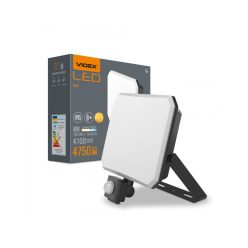   Videx 50 W-os LED reflektor mozgásérzékelővel 4750lm 5000K