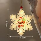 MasterLED karácsonyi hópehely alakú dísz 11 5cm-es 2700K