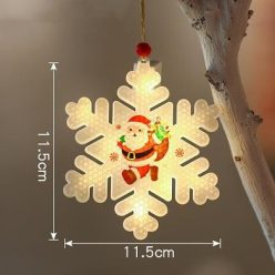 MasterLED karácsonyi hópehely alakú dísz 11 5cm-es 2700K