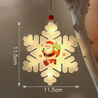 MasterLED karácsonyi hópehely alakú dísz 11 5cm-es 2700K