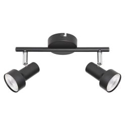 Konrad spot, GU10 2X MAX 5W, fekete