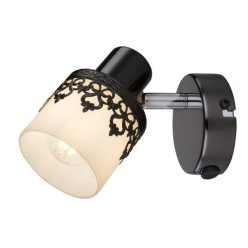 Lacey spot E14 MAX 40W fekete/fehér/króm