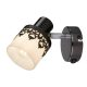 Lacey spot E14 MAX 40W fekete/fehér/króm