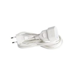   Földeletlen hálózati hosszabbító fehér 2Χ0.75mm 3m 10A 220-240V