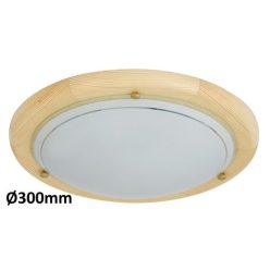 Fa Ufo mennyezeti D30 E27 60W natúr opál