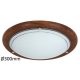 Fa Ufo mennyezeti D30 E27 60W tölgy opál