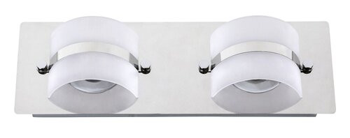Tony fürdőszobai, fali LED2X5W,króm,IP44