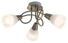 Jenna mennyezeti 3x40W,antik bronz/alabástrom