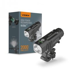   Videx LED kerékpár lámpa 5000K újratölthető akkumulátorral BA286