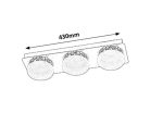 Hilary,Spot,3xLED 15W