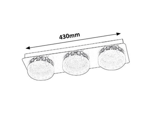 Hilary,Spot,3xLED 15W