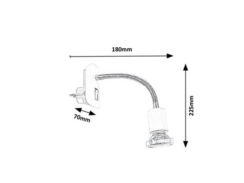 Dobra, spot, E14 1X MAX 40W