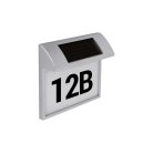 Strühm Led 0 18W-os króm napelemes házszám világító lámpa
