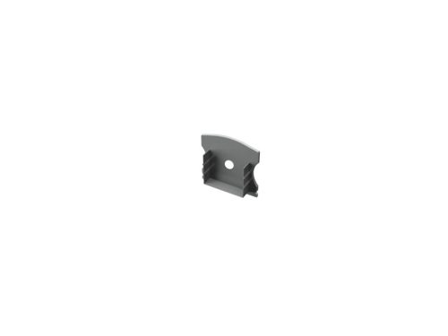 Ledprofiles végzáró furattal LP102 aluprofilhoz