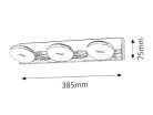 Beata fürdőszobai 3-as spot LED 3x5W kr