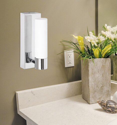 Jim fürdő falikar beép.LED 4W,króm, IP44
