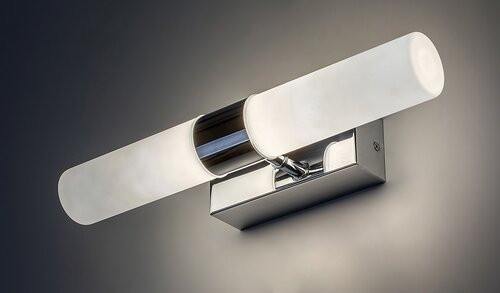Jim fürdőfalikar beép.LED 2X4W,króm,IP44