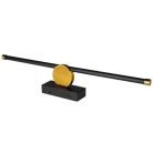 MasterLED Santo 12W 4000K 60 cm-es fekete/arany tükör feletti lámpa IP44-es védettségű