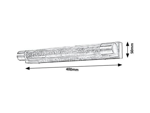 Abbey,Fürdősz.,LED 2X5W,antik bronz