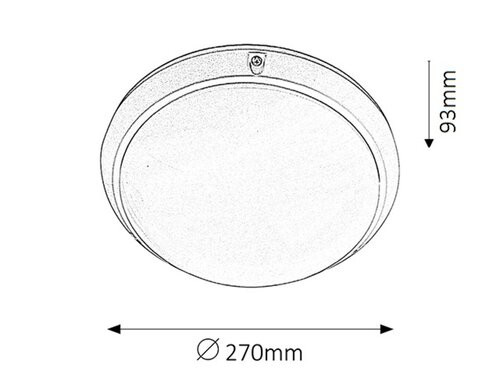 Lentil  kültéri fali/menny E27 60W IP54 feh